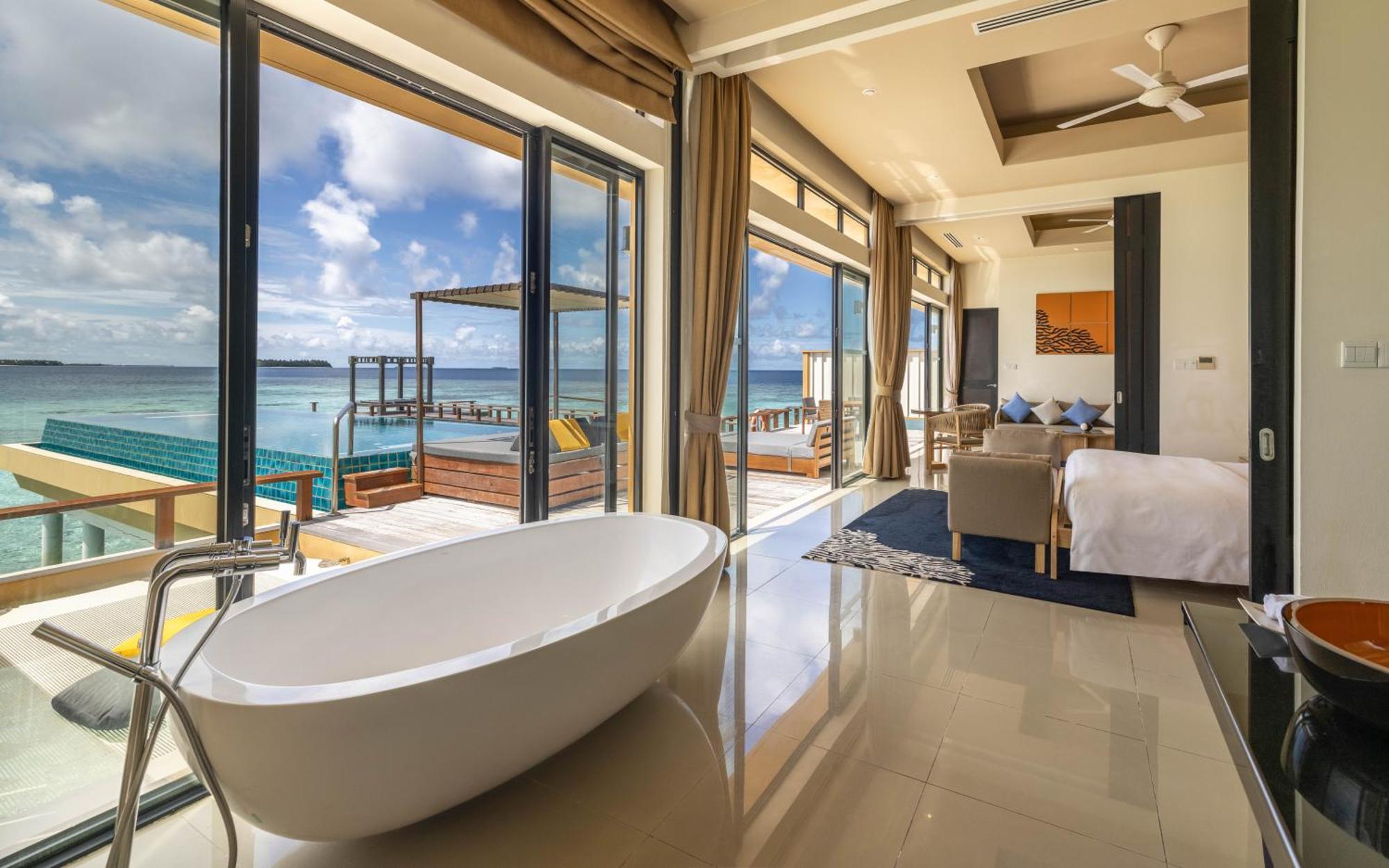 Hulhudheli Angsana Velavaru In-Ocean Villas - All-Inclusive Select, Book Now & Enjoy 20 Percent Off Seaplane Transfer For Stays In 2025 מראה חיצוני תמונה